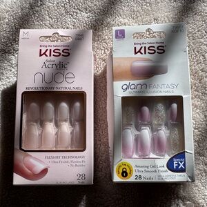 KISS Salon Acrylic Nude and Glam Fantasy Nail Sets